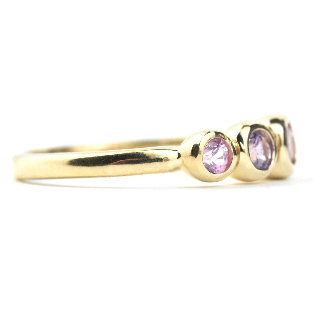 Sapphire Wedding Band: Purple Palette