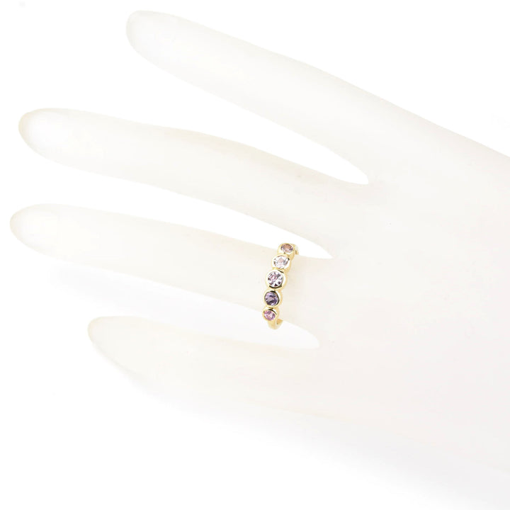 Sapphire Wedding Band: Purple Palette