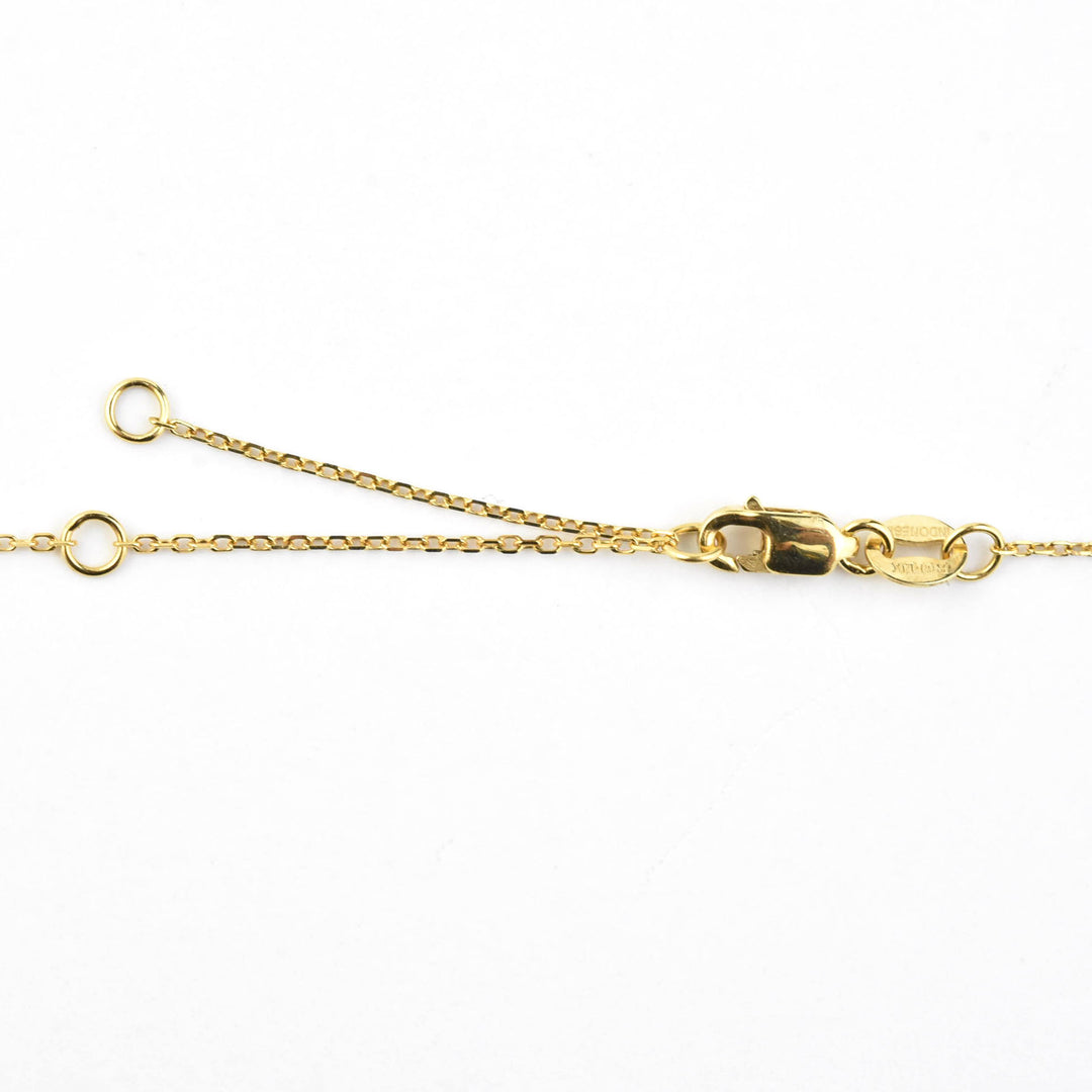 Emerald-Cut Citrine Necklace in 14k Yellow Gold