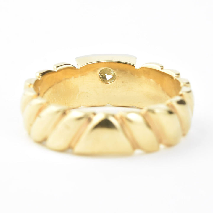 Diamond Gents Band in 14k Yellow Gold