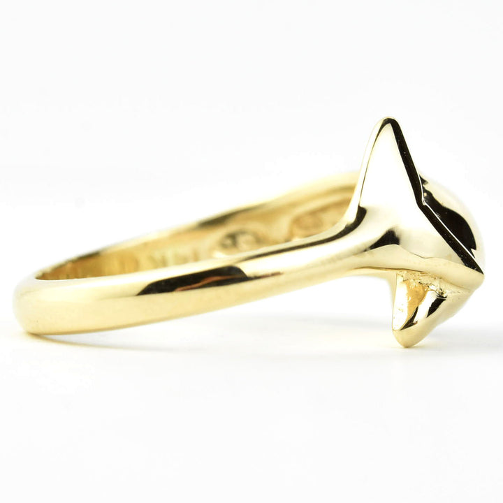 Dolphin Ring in 14k Yellow Gold