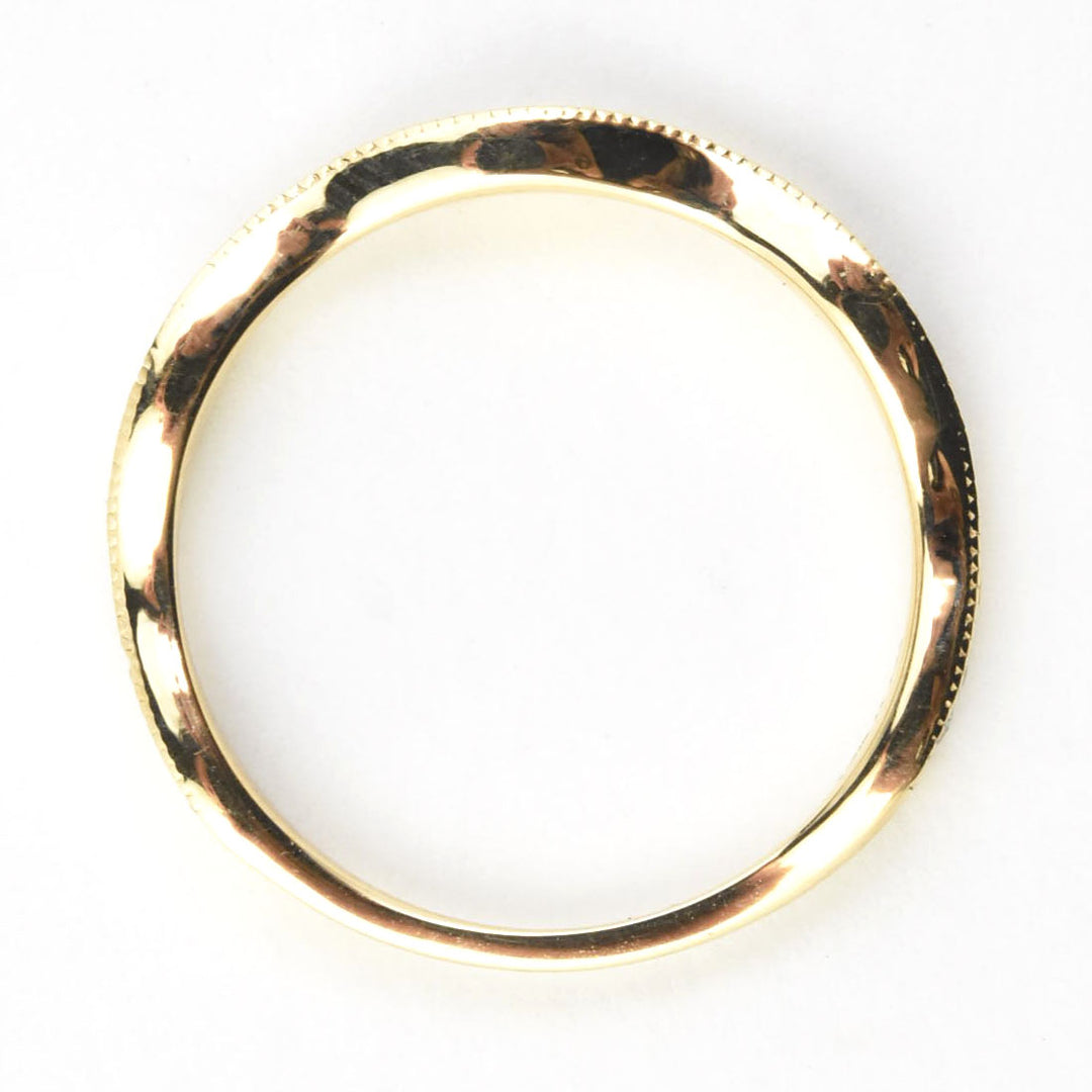 Vintage Inspired Milgrain Wedding Band - Goldmakers Fine Jewelry