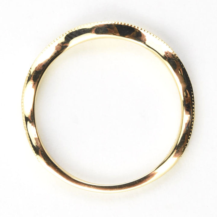 Vintage Inspired Milgrain Wedding Band - Goldmakers Fine Jewelry