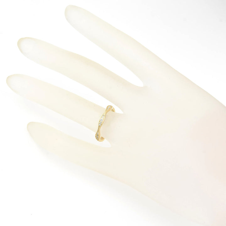 Vintage Inspired Milgrain Wedding Band - Goldmakers Fine Jewelry