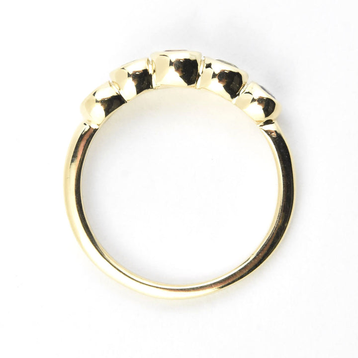 Sapphire Wedding Band: Autumn Palette - Goldmakers Fine Jewelry