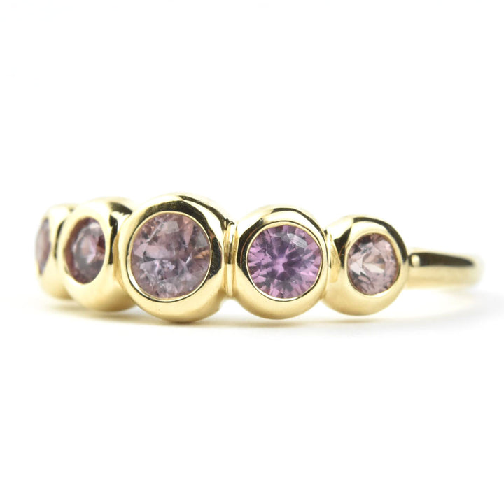 Sapphire Wedding Band: Pink and Purple Palette