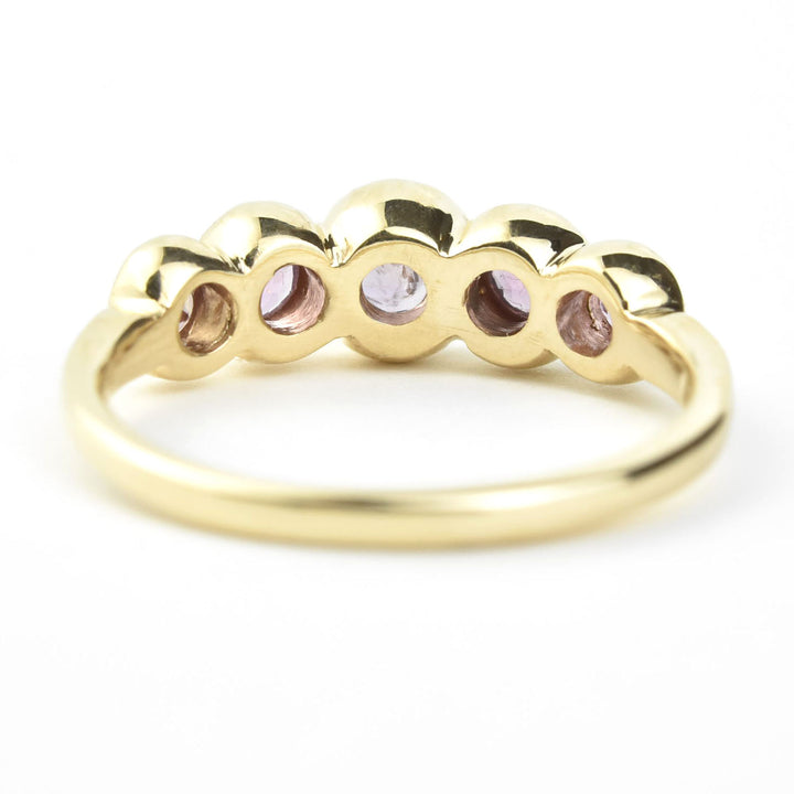 Sapphire Wedding Band: Pink and Purple Palette