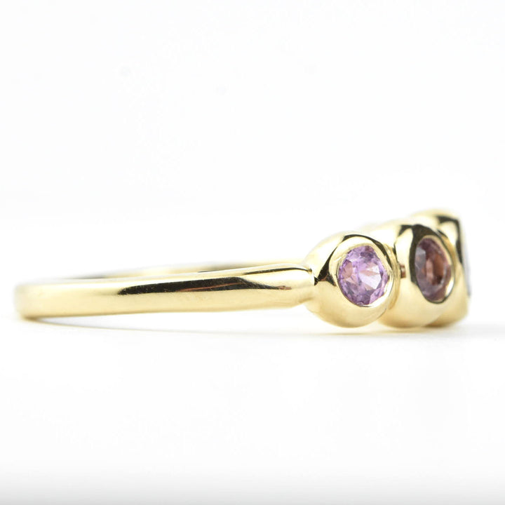 Sapphire Wedding Band: Pink and Purple Palette