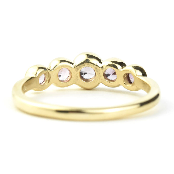 Sapphire Wedding Band: Pink Palette - Goldmakers Fine Jewelry