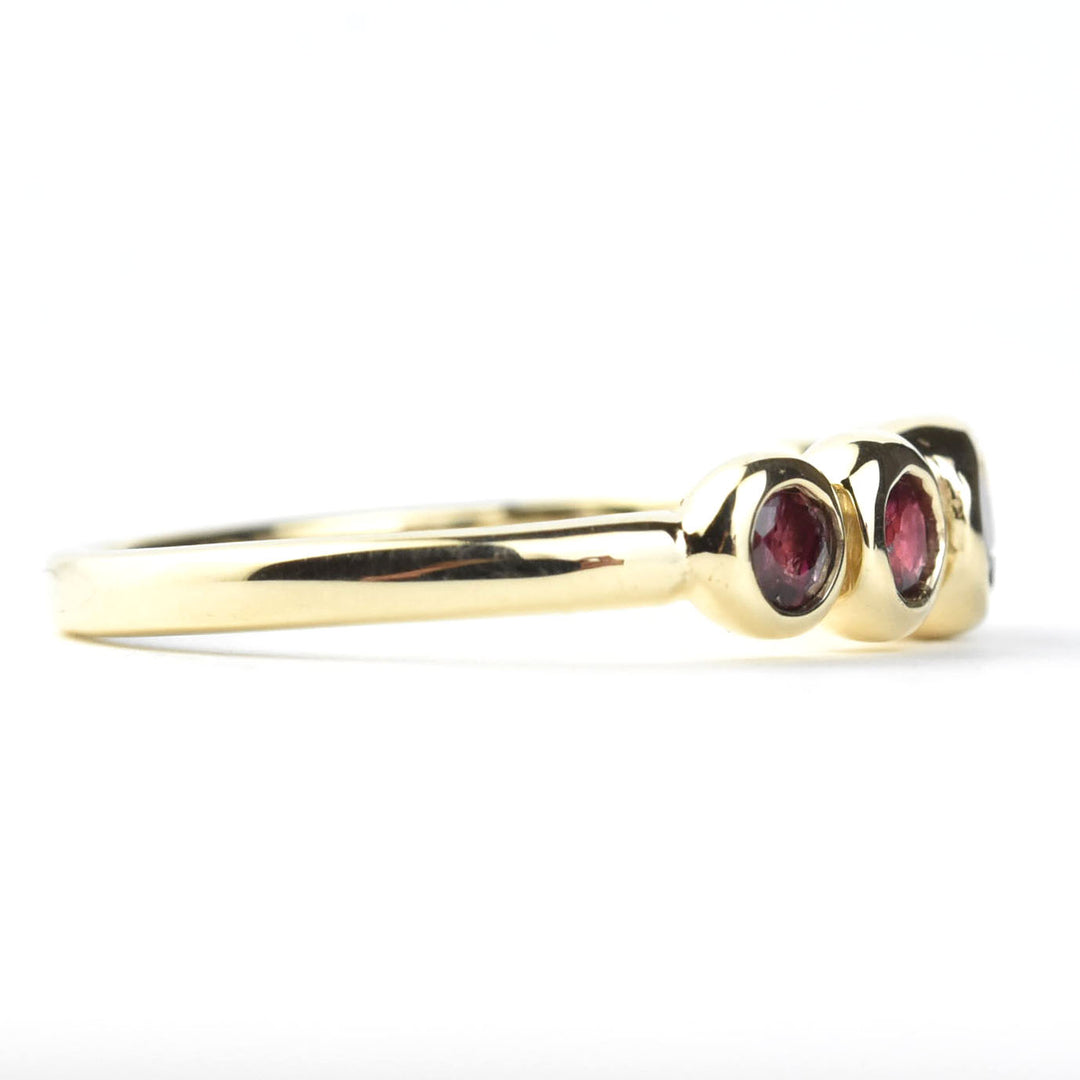 Ruby Bubble Band in 14k Gold - Goldmakers Fine Jewelry