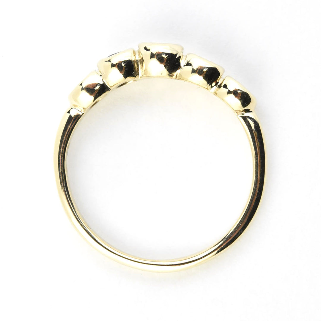 Ruby Bubble Band in 14k Gold - Goldmakers Fine Jewelry