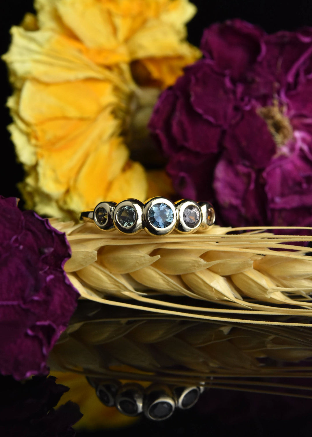 Midnight Montana Sapphire Band - Goldmakers Fine Jewelry