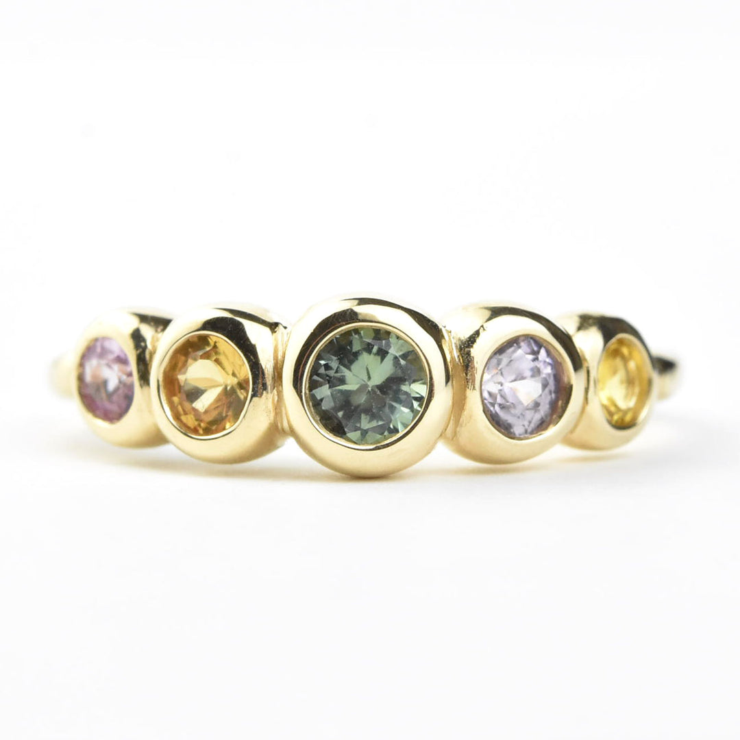 Sapphire Wedding Band: Spring Pastel Palette