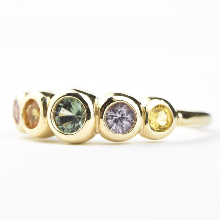 Sapphire Wedding Band: Spring Pastel Palette