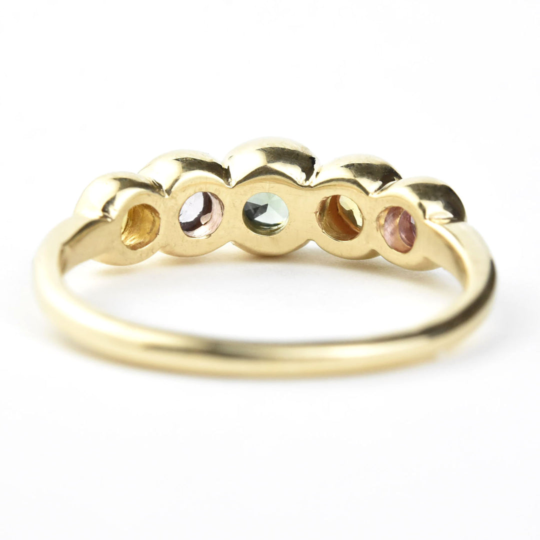 Sapphire Wedding Band: Spring Pastel Palette