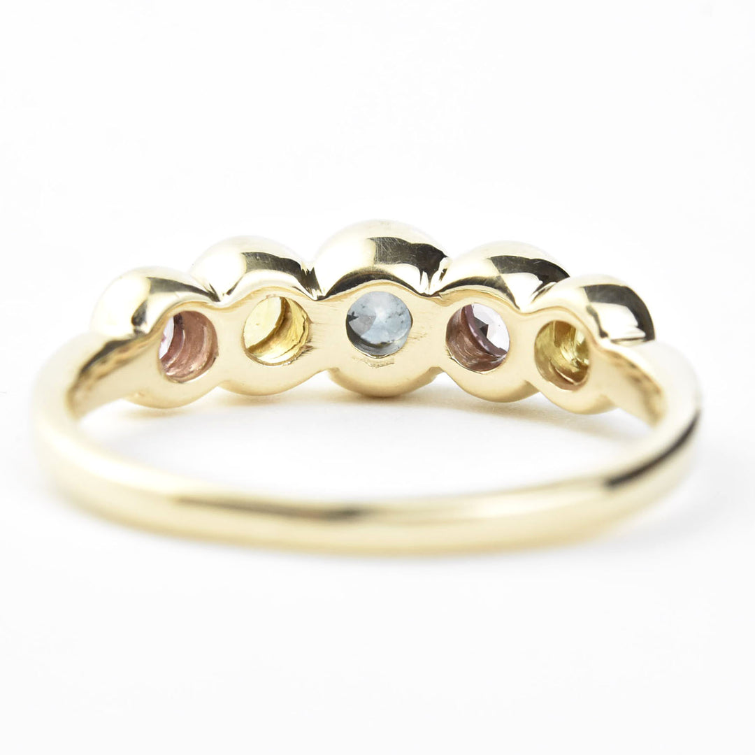 Sapphire Wedding Band: Spring Palette