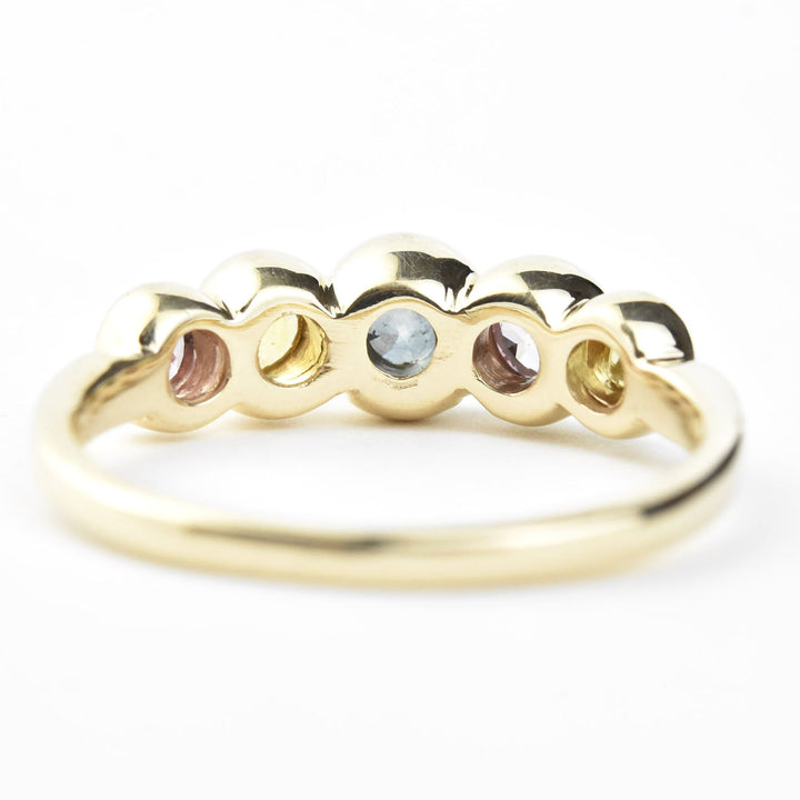 Sapphire Wedding Band: Spring Palette