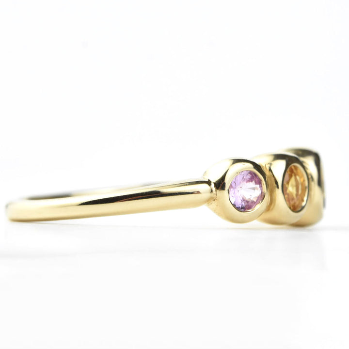Sapphire Wedding Band: Spring Pastel Palette