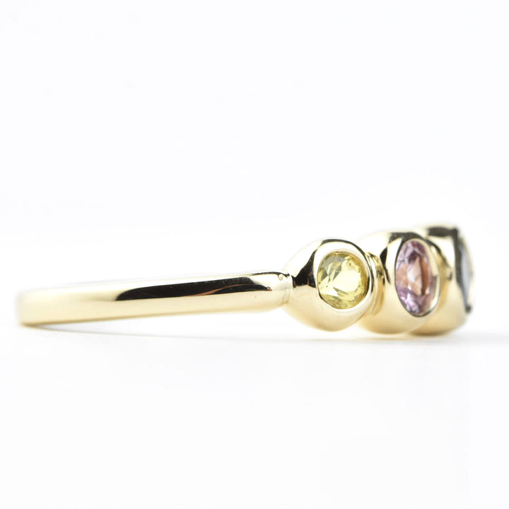 Sapphire Wedding Band: Spring Palette