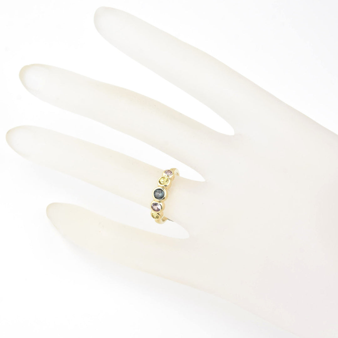 Sapphire Wedding Band: Spring Palette