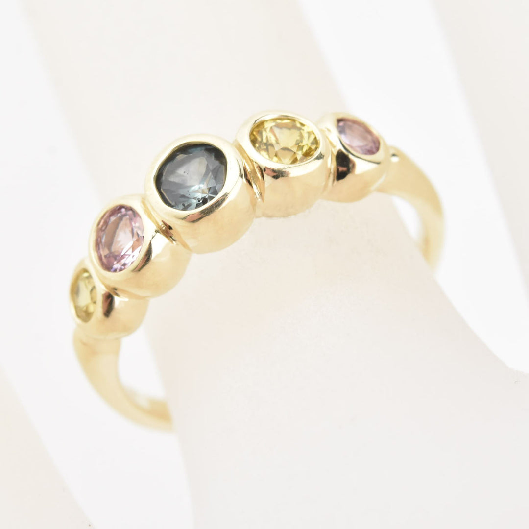 Sapphire Wedding Band: Spring Palette