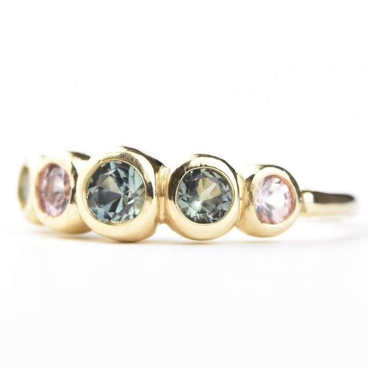 Sapphire Wedding Band: Summer Palette