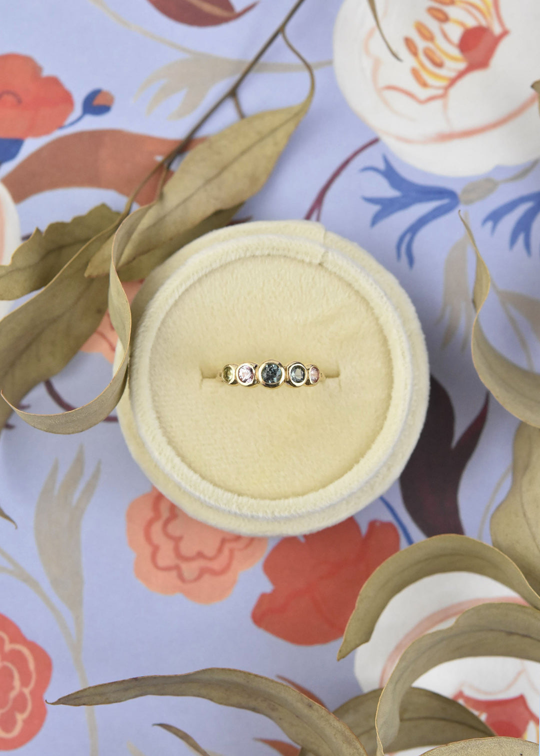 Sapphire Wedding Band: Summer Palette