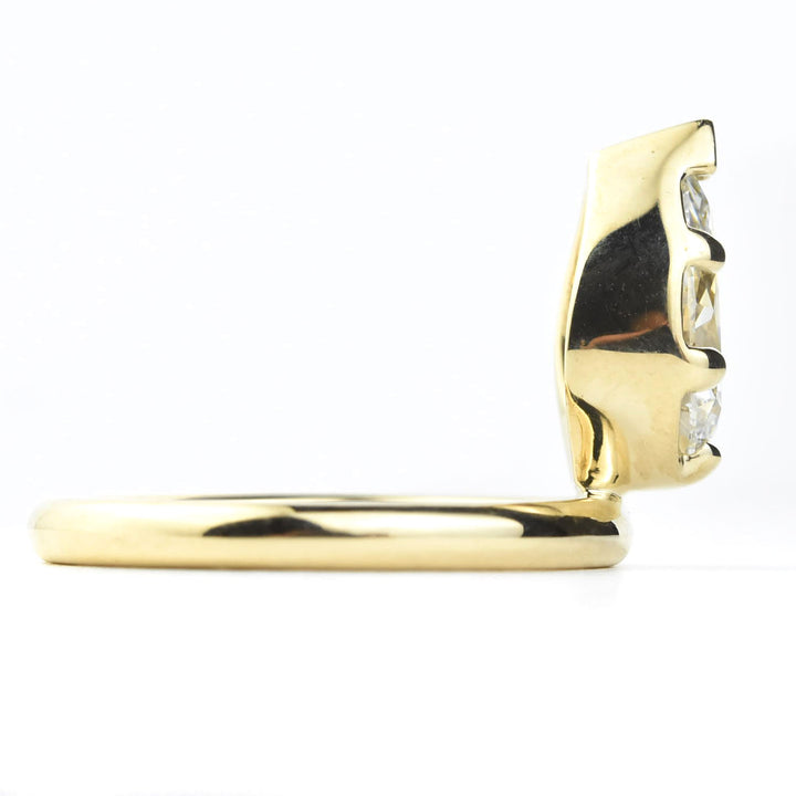 Pear-Cut Diamond Engagement Ring in 14k Gold - Goldmakers Fine Jewelry