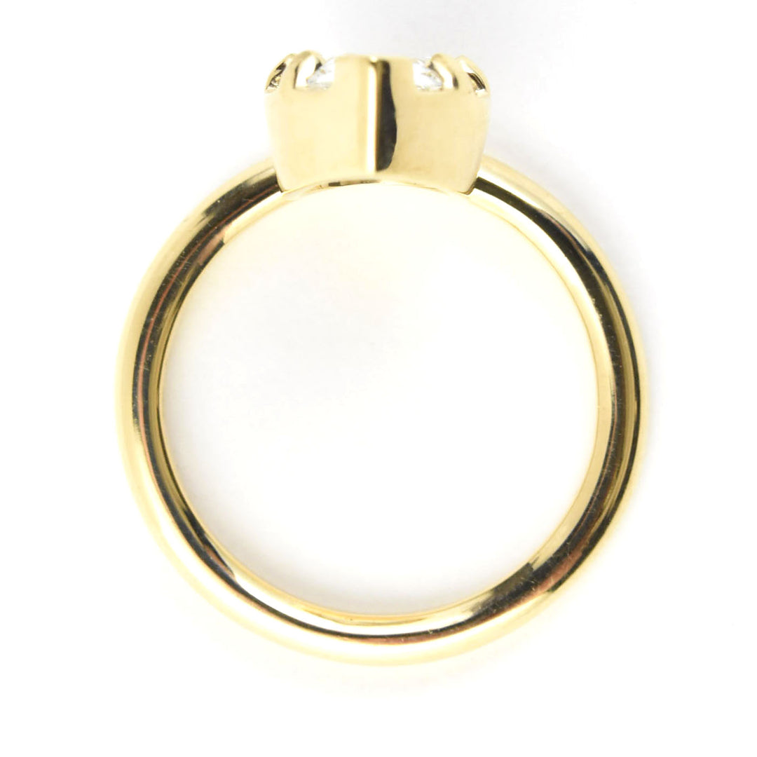 Pear-Cut Diamond Engagement Ring in 14k Gold - Goldmakers Fine Jewelry