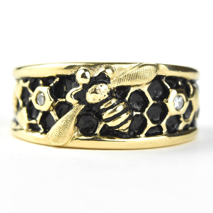 Honey Hive Ring in Gold - Goldmakers Fine Jewelry