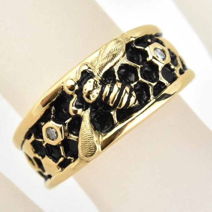 Honey Hive Ring in Gold - Goldmakers Fine Jewelry