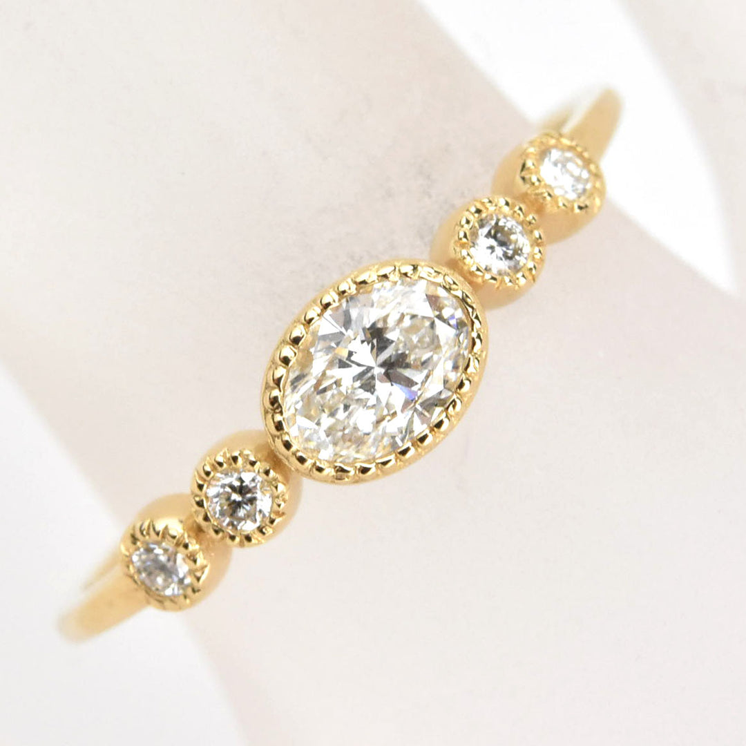 Delicate Yellow Gold Diamond Band - Goldmakers Fine Jewelry