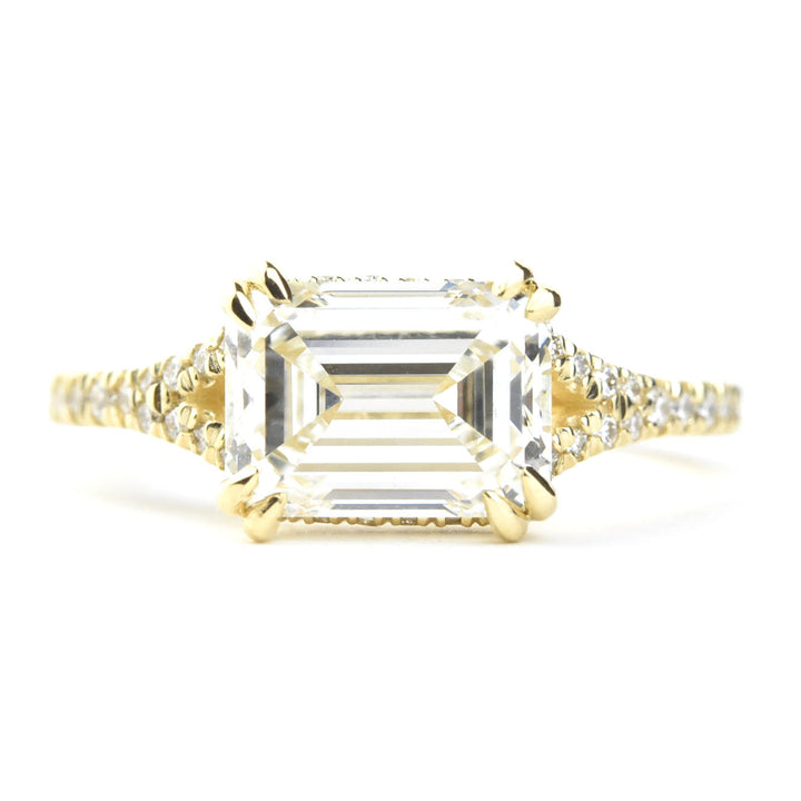 East West Diamond Ring in 14k Gold - Goldmakers Fine Jewelry