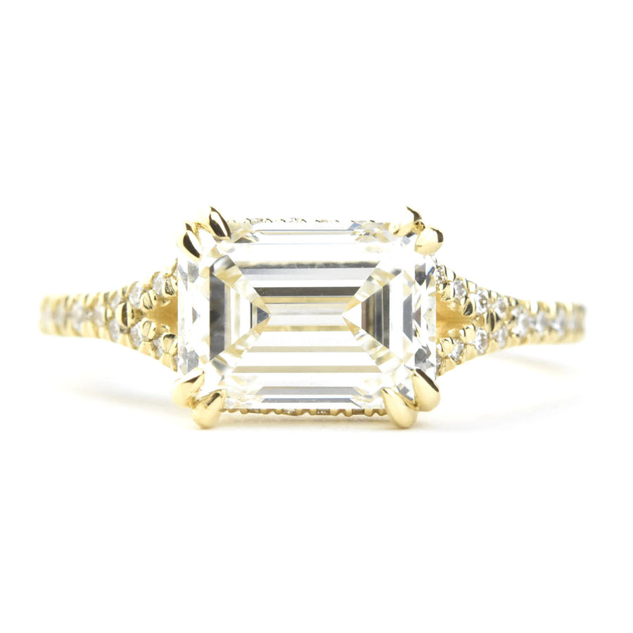 East West Diamond Ring in 14k Gold - Goldmakers Fine Jewelry