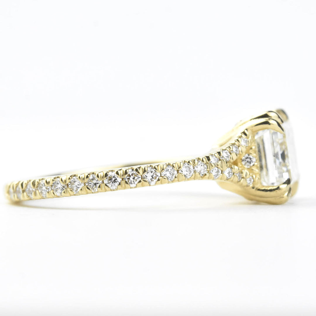East West Diamond Ring in 14k Gold - Goldmakers Fine Jewelry