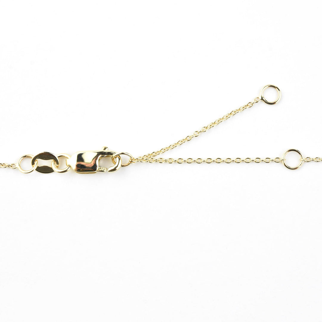 Ruby Heart Necklace in 14k Yellow Gold