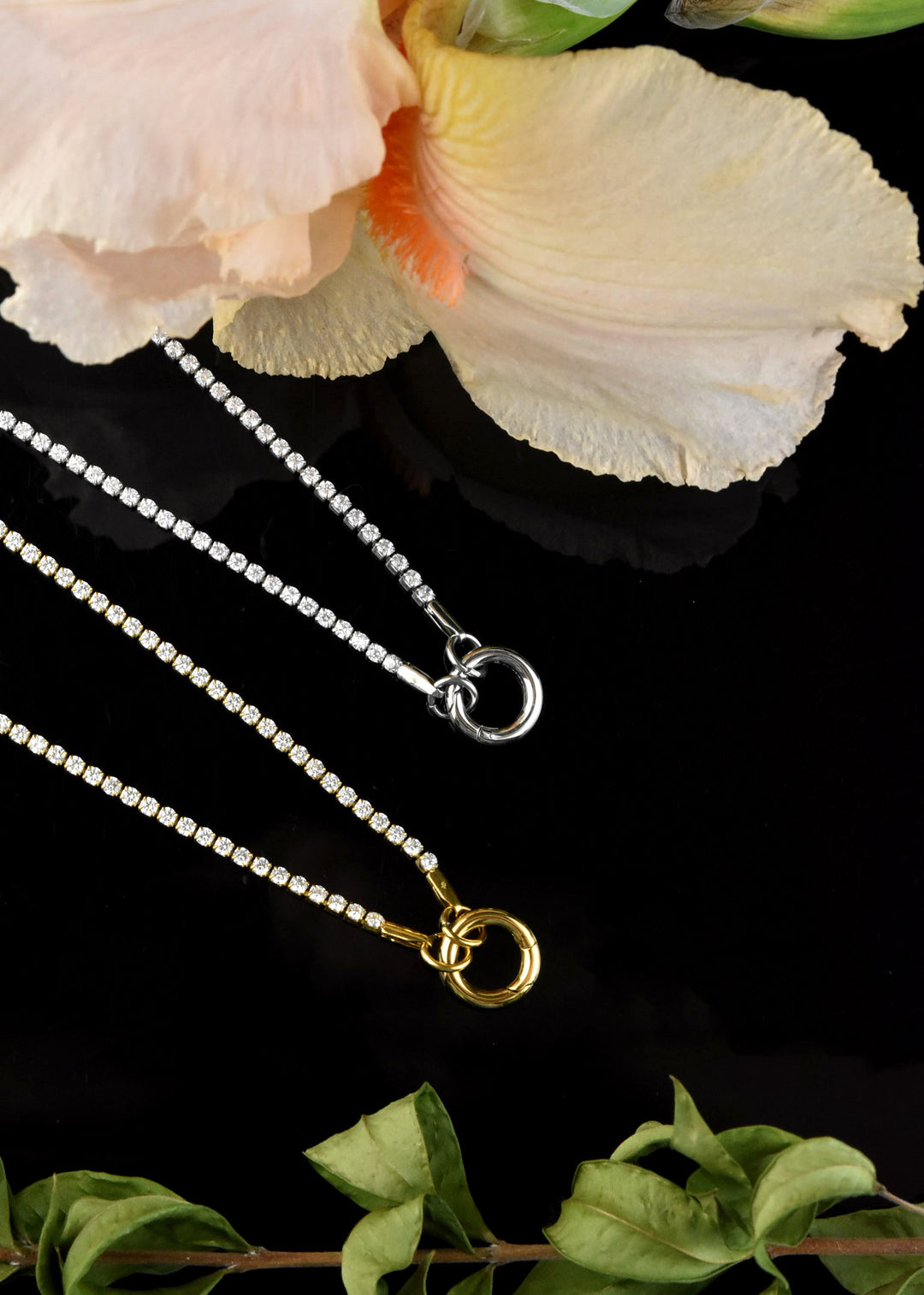 Micro Tennis Necklace 16" - Goldmakers Fine Jewelry