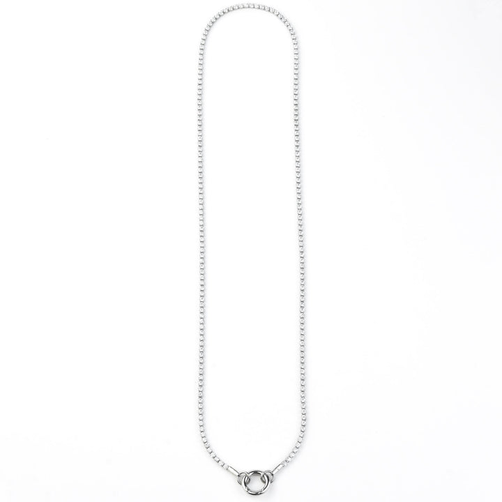 Micro Tennis Necklace 16" - Goldmakers Fine Jewelry