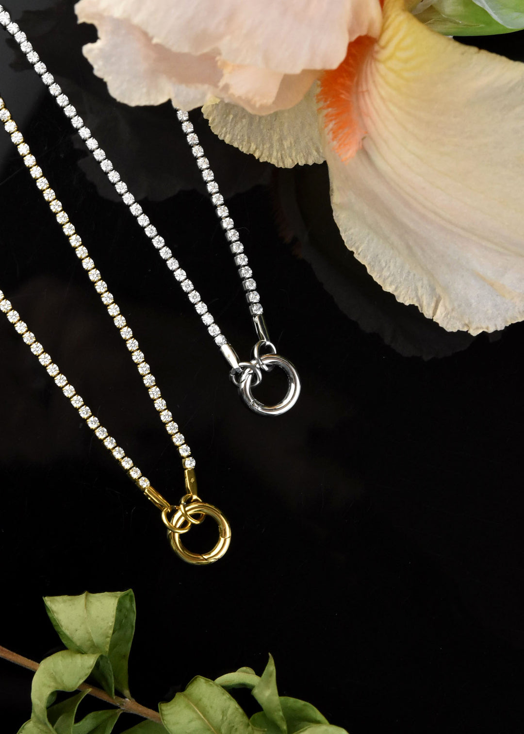 Micro Tennis Necklace 18" - Goldmakers Fine Jewelry