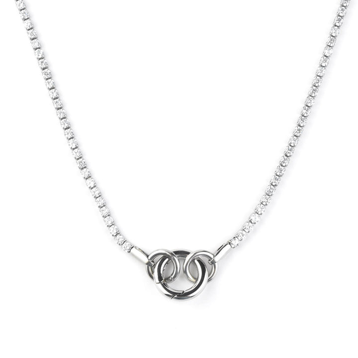 Micro Tennis Necklace 18" - Goldmakers Fine Jewelry