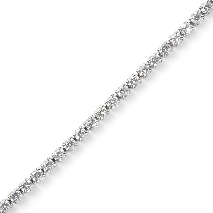 Micro Tennis Necklace 18" - Goldmakers Fine Jewelry