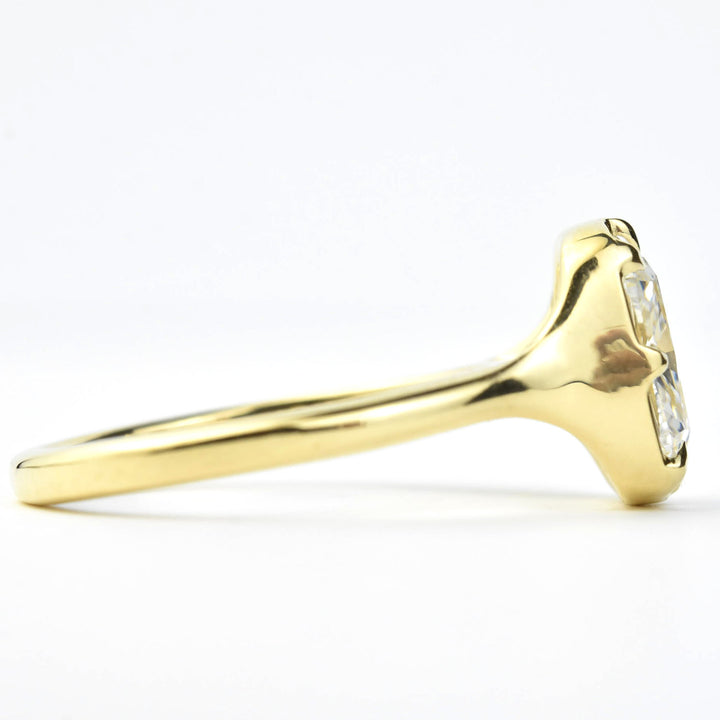 The Emmalee: Cushion-Cut Diamond Engagement Ring in 18K - Goldmakers Fine Jewelry