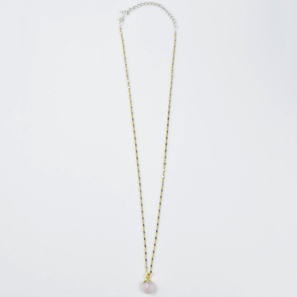 Pink Opal Necklace - Goldmakers Fine Jewelry