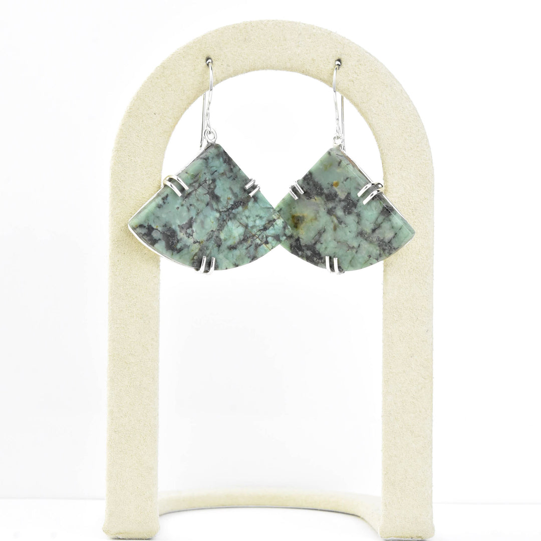 Trinity Earrings in African Turquoise