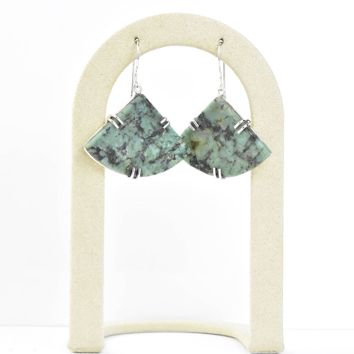 Trinity Earrings in African Turquoise