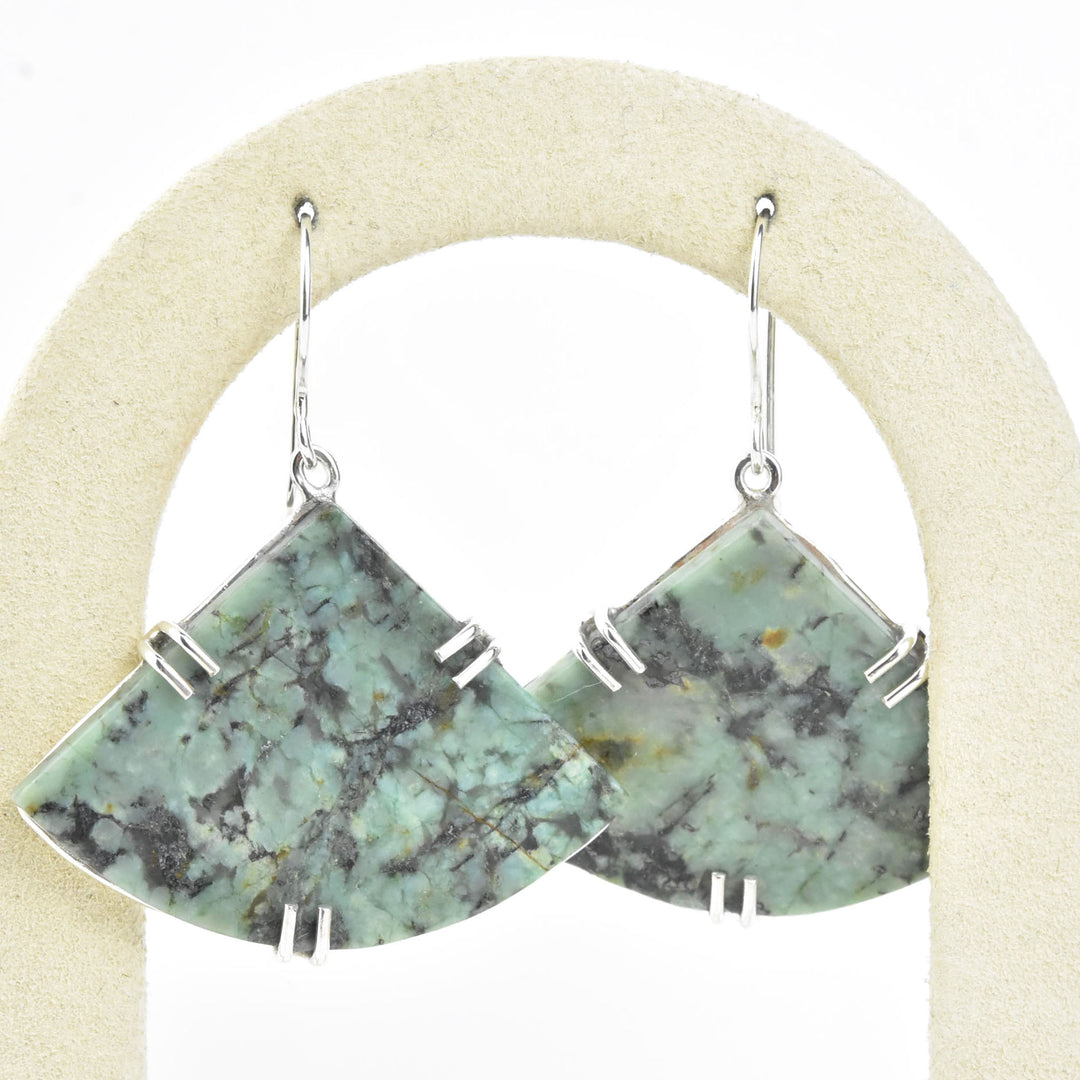 Trinity Earrings in African Turquoise