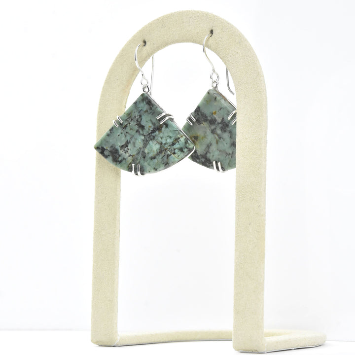 Trinity Earrings in African Turquoise