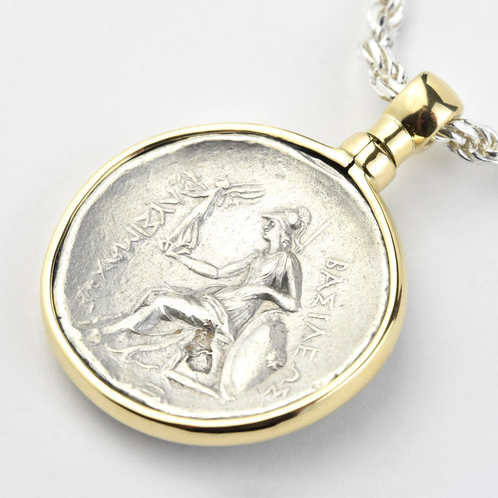 Ancient Alexander the Great Coin Necklace - Goldmakers Fine Jewelry