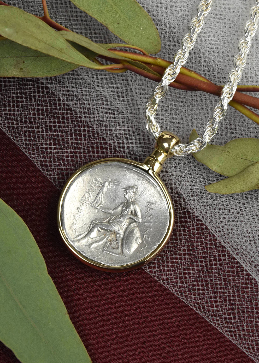 Ancient Alexander the Great Coin Necklace - Goldmakers Fine Jewelry