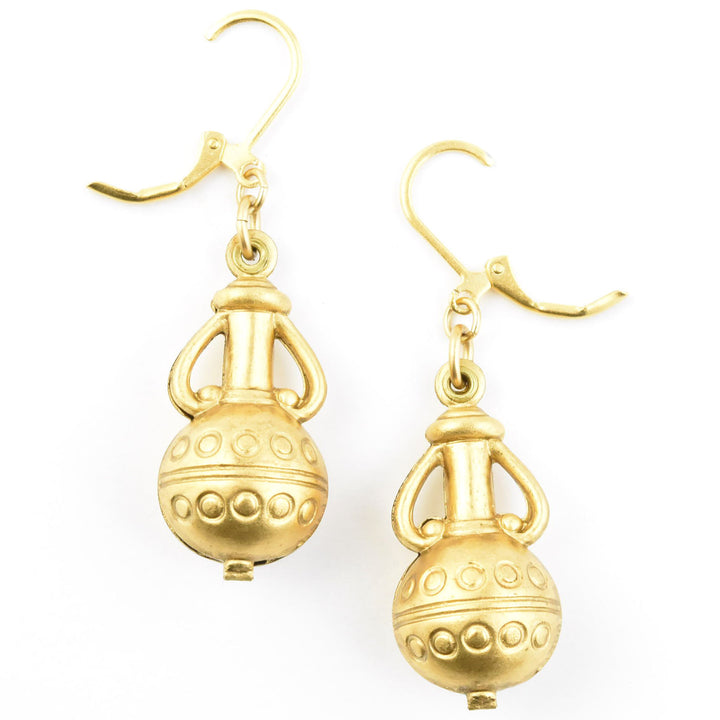 Amphoriskos Earrings - Goldmakers Fine Jewelry